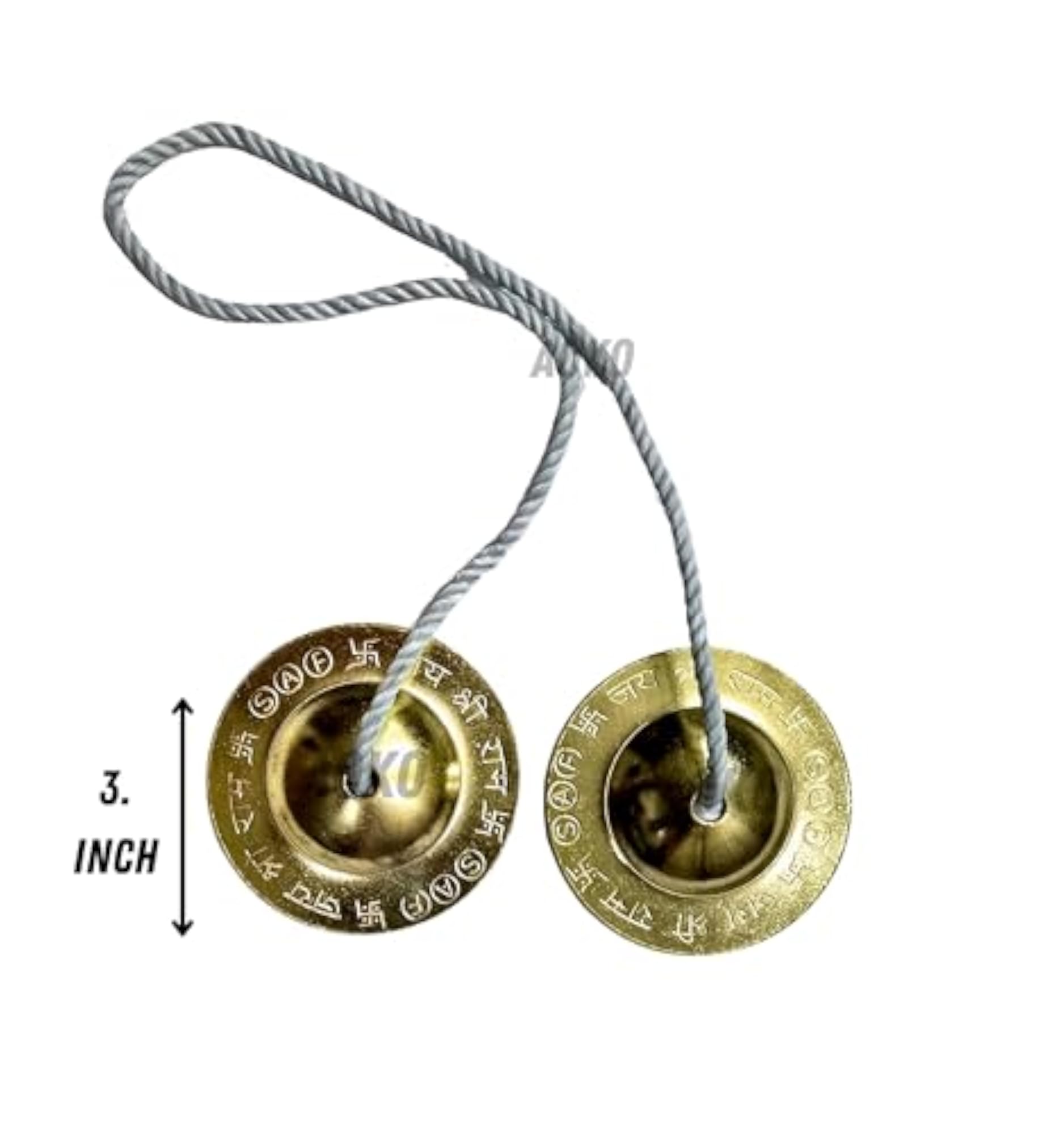 Traditional Manjeera Hand Cymbals for Indian Music